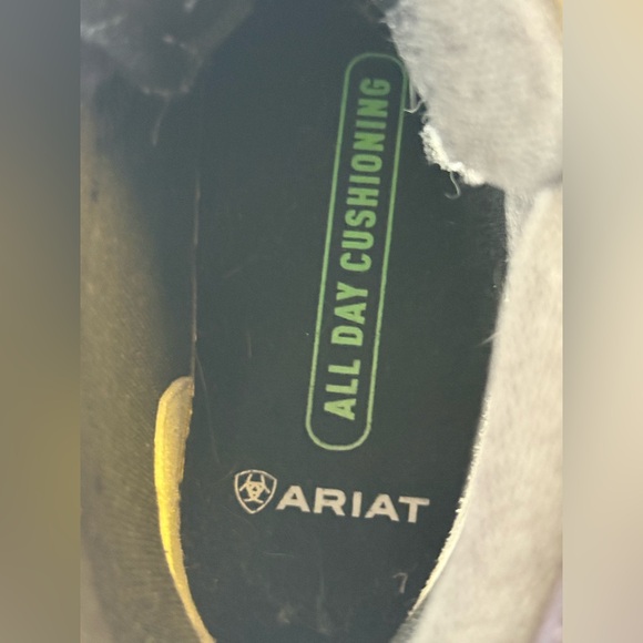 Ariat Rebar Wedge Moc Toe Waterproof Leather Work Boots Women’s Size 8B - Picture 9 of 12